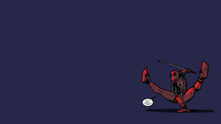 Deadpool kick baseball bat ball - the other hand free wallpaper