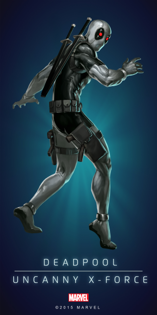 Deadpool black suit red eyes - red eye free wallpaper