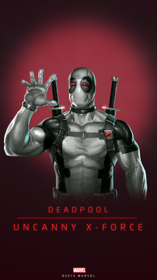 Deadpool swords red background poster - the word free wallpaper