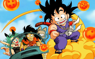 Dragon man car cat dog - akira toriyama free wallpaper