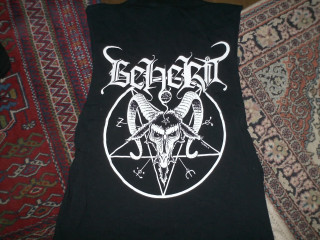 Black shirt goat skull pentagram - a pentagramil free wallpaper