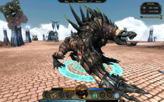 Monster sword dragon attacking man - a man free wallpaper
