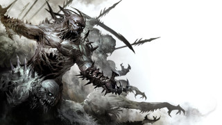 Demonic creature sword demon back 3 - a large head free wallpaper