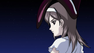 Woman hat sky night stars - context art free wallpaper