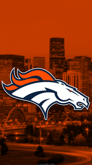 Denver football team skyline architecture - city background free wallpaper