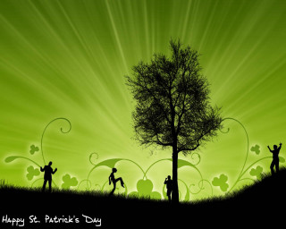 People tree hill green sky - under free wallpaper