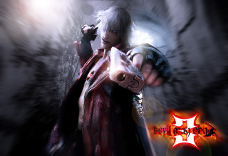 Man gun demon background cross - left free wallpaper