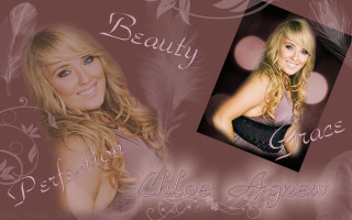 Beautiful blonde woman feathery background - a poster free wallpaper for desktop