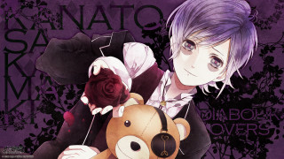 Gothic manga man teddy bear - his right hand free wallpaper