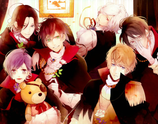 Group people room teddy bear - a teddy bear in front free wallpaper
