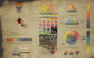 Colorful writing paper artwork - earnst haeckel free wallpaper