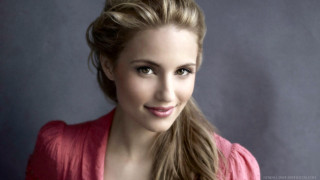 Woman ponytail smiling gray background - a ponytail free wallpaper