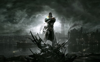 Man black outfit sword debris - a black outfit holding free wallpaper