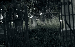 Cemetery gate foreground background graveyard - a cemetery free wallpaper