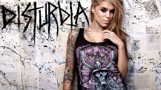Woman tattoos wall newspaper graffiti - graffiti free wallpaper