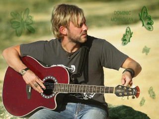 Man guitar butterfly wall poster - a guitar free wallpaper