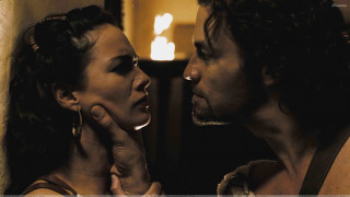 Man woman staring dark room - a man and a woman free wallpaper