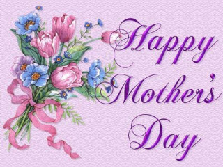 Happy mothers day card flowers 2 - a cross stitch free wallpaper