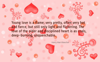 Love quote pink hearts valentine - naive free wallpaper