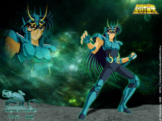 Anime characters space stars green - cosmic free wallpaper