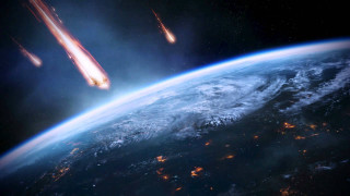 Rockets flying over earth in - over the earth free wallpaper