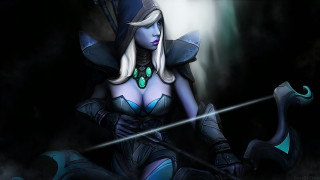 Woman sword helmet sitting dark - a green light free wallpaper