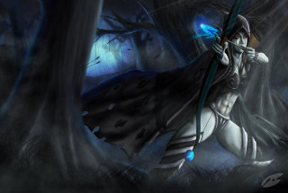 Woman sword dark forest light 2 - art of brom free wallpaper for desktop