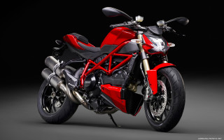 Red motorcycle dark room black 12 - a red motorcycle free wallpaper