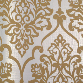 Gold pattern wallpaper closeup white - a silk screen free wallpaper