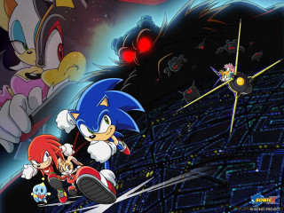 Sonic tails flying space spaceship - tail free wallpaper