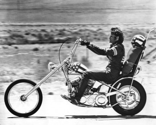 Man motorcycle dirt road desert - ed roth free wallpaper