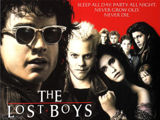 Lost boys movie poster red - drew struzan free wallpaper