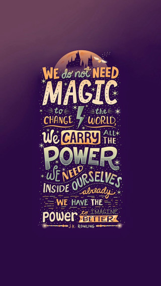 Magical realism quote poster power - e. william gollings free wallpaper