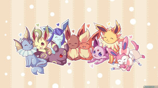 Pokemon group wallpaper hearts stars - a wallpaper background free wallpaper