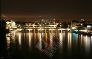 Bridge river city night free - a matte painting free wallpaper