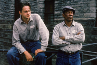 Two men sitting rail brick - institutional free wallpaper
