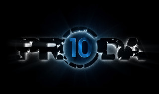 Proba blue light glowing circle - blue light free wallpaper