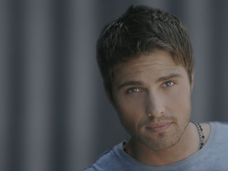 Man blue shirt necklace serious - adam willaerts free wallpaper
