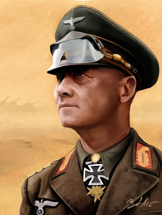 Military man desert background painting - him free wallpaper