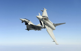 Fighter jet blue sky pilot 6 - underneath free wallpaper