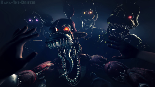 Alien creatures glowing eyes reaching 2 - chaos free wallpaper