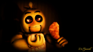 Creepy cartoon character food creepy - a piece of food free wallpaper