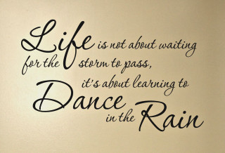 Wall quote rain dance cynical 2 - e. william gollings free wallpaper
