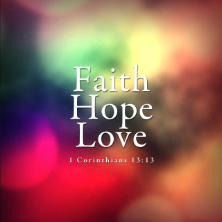 Blurry bible faith hope love - a blurry background free wallpaper