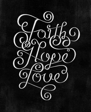 Black white photo handwritten quote - free love wallpaper