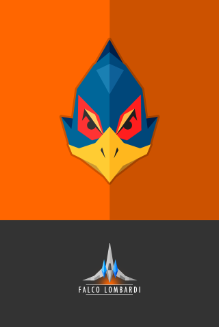 Red blue yellow black bird - a yellow beak free wallpaper