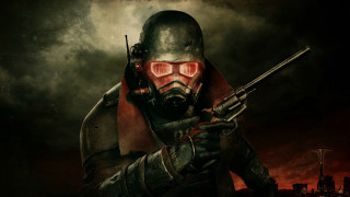 Man gas mask gun city 3 - a man in a gas mask holding free wallpaper