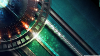 Film strip lights camera closeup - anamorphic free wallpaper for desktop