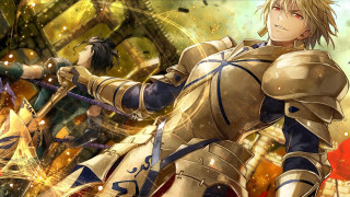 Man armor sword firework background - a man in armor holding free wallpaper