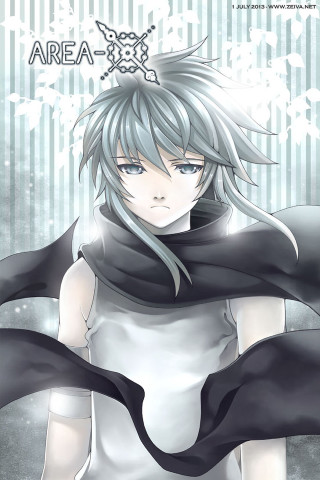 Anime character long hair scarf 2 - anime art free wallpaper